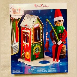 Elf On the Shelf Frosted Ice Fishing Hut Set